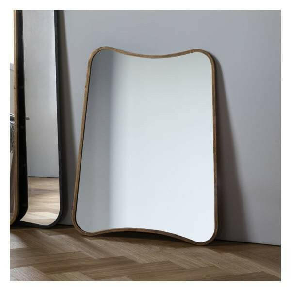 Coverack Gold Rectangle Mirrror Kurva Gold Rectangle Mirror W610 x H810mm.