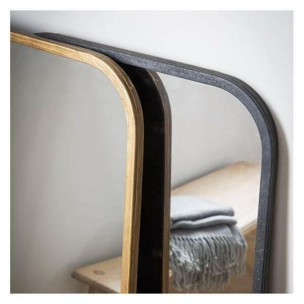 Coverack Gold Rectangle Mirrror Kurva Gold Rectangle Mirror W610 x H810mm.