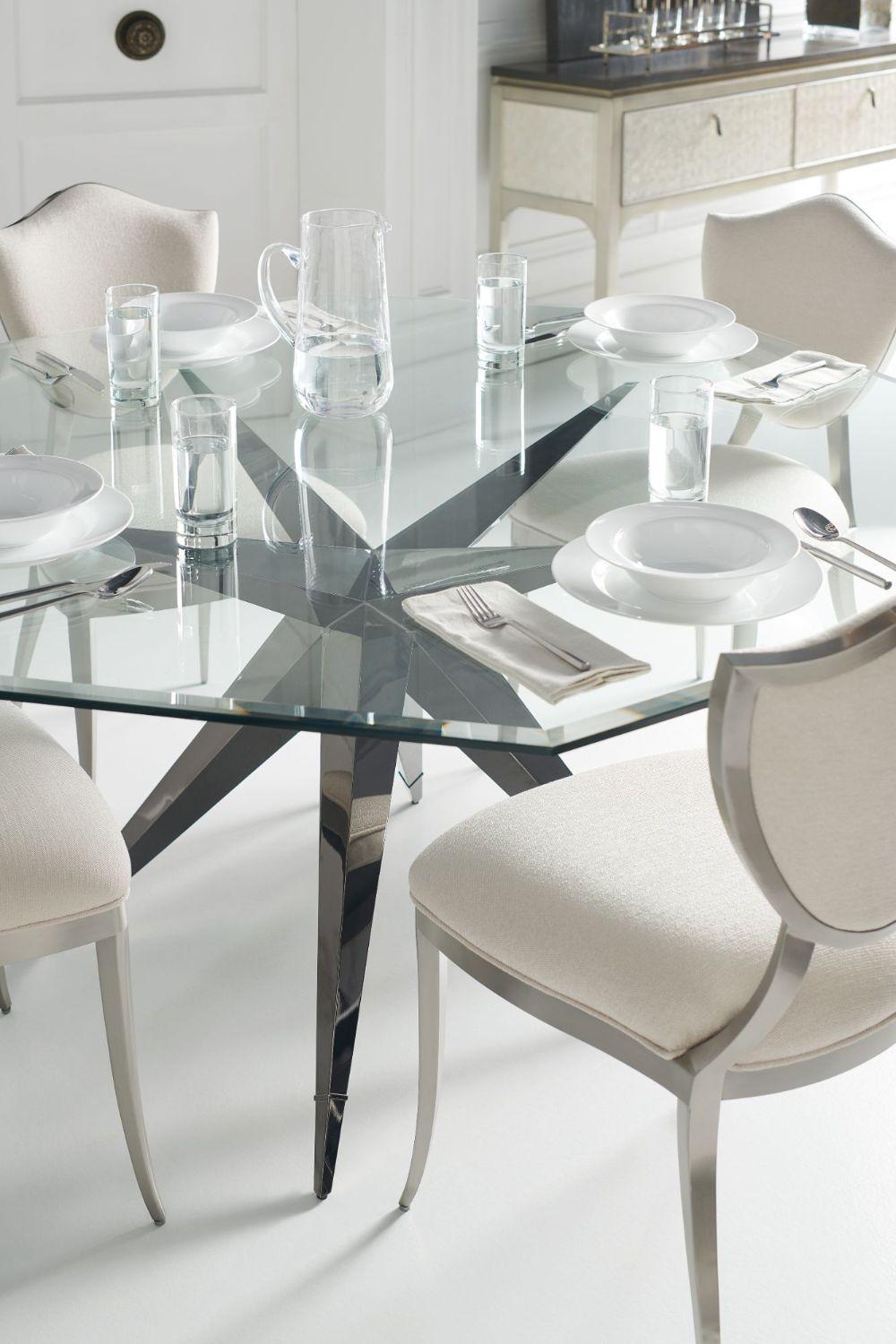 Caracole Twinkle Twinkle Base Dining Table.