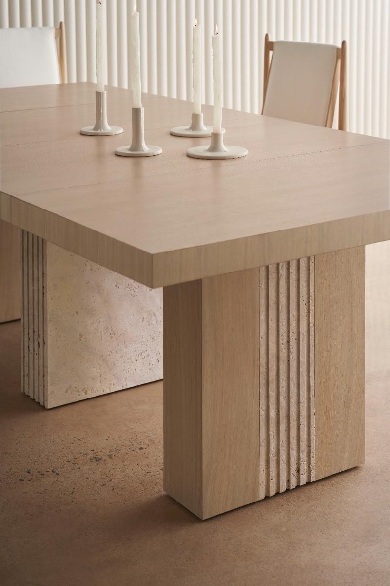 Caracole Unity Light Extending Dining Table.