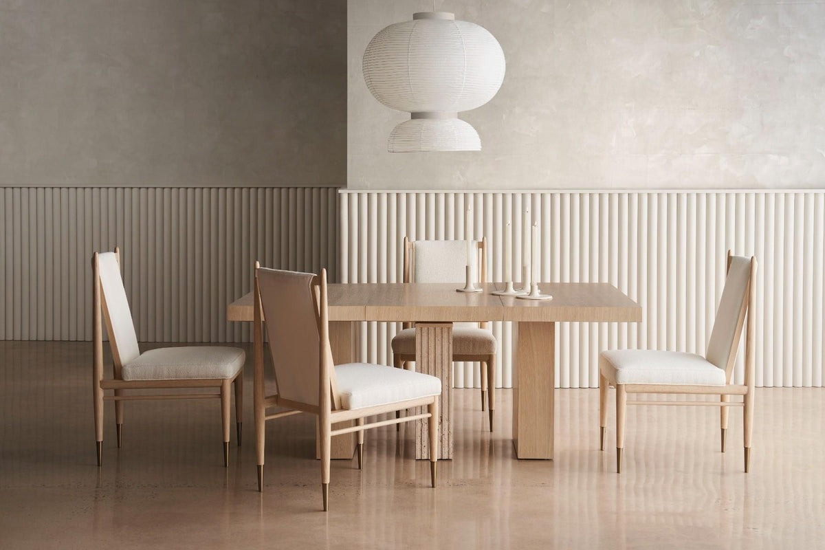Caracole Unity Light Extending Dining Table.