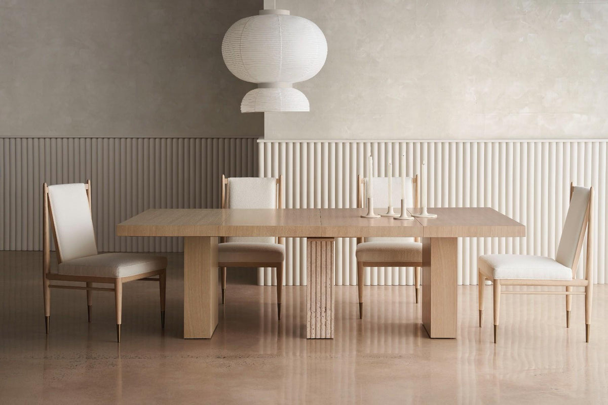 Caracole Unity Light Extending Dining Table.
