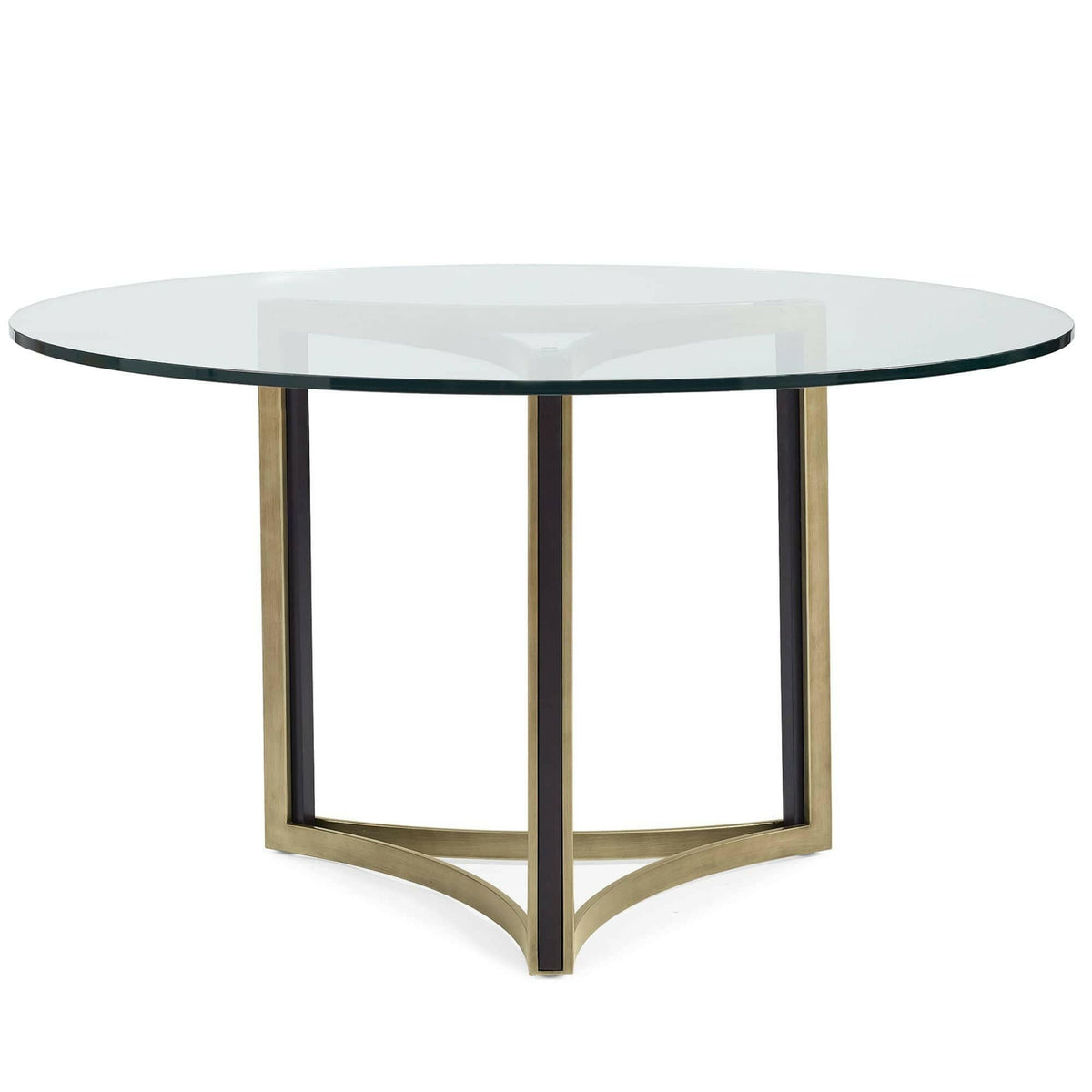 Remix Glass Top Table 48".