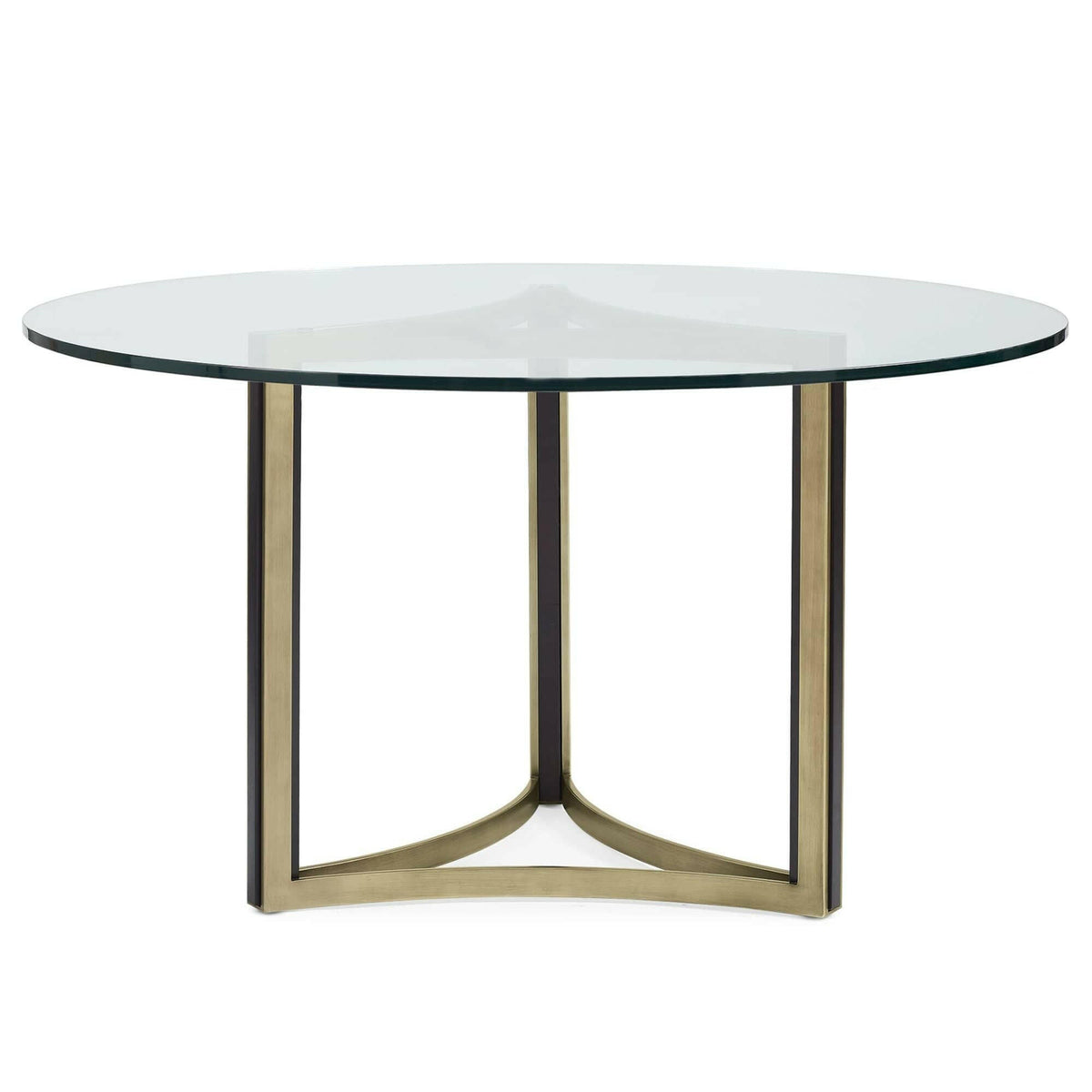 Remix Glass Top Table 48".