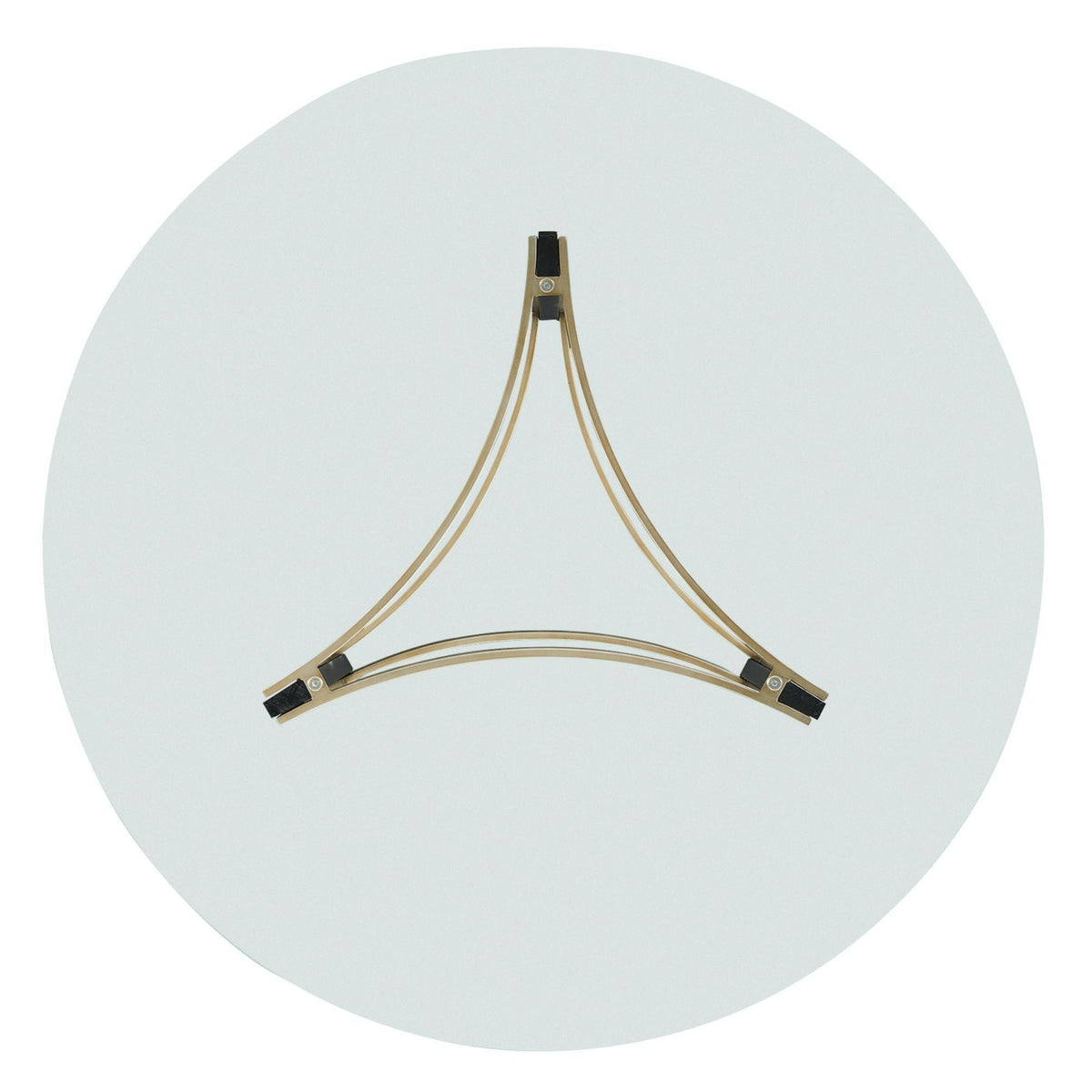 Remix Glass Top Table 48".