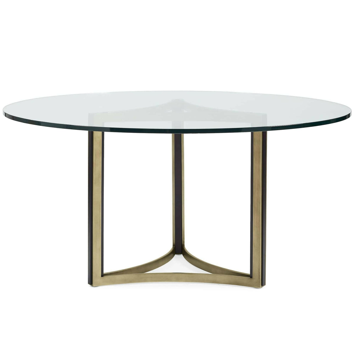 Remix Glass Top Table 54".