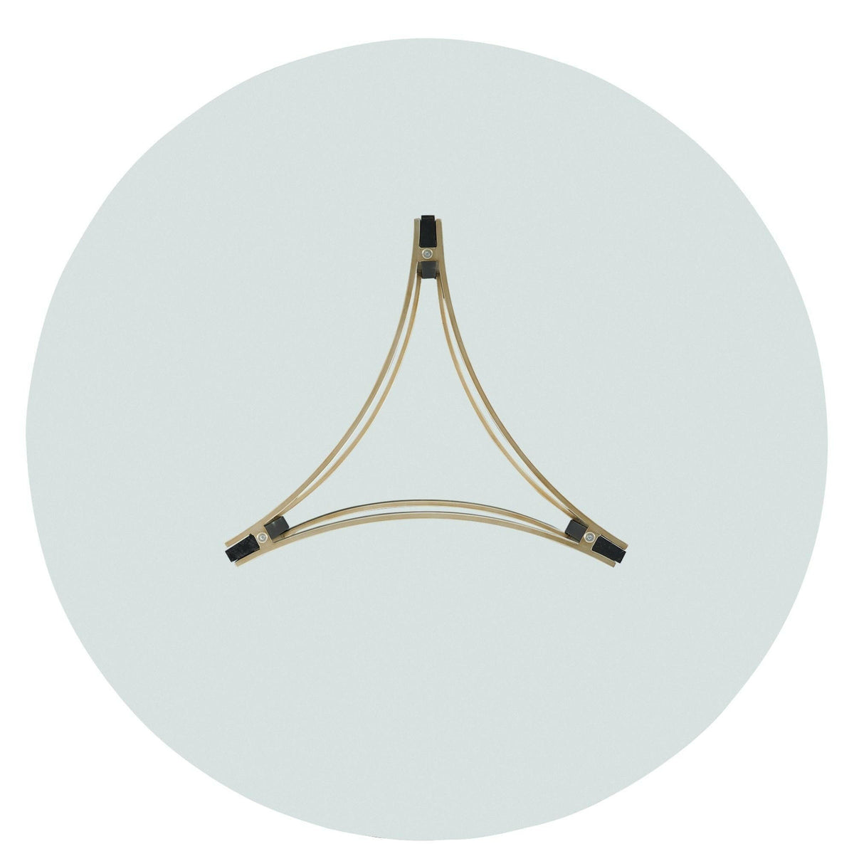 Remix Glass Top Table 54".