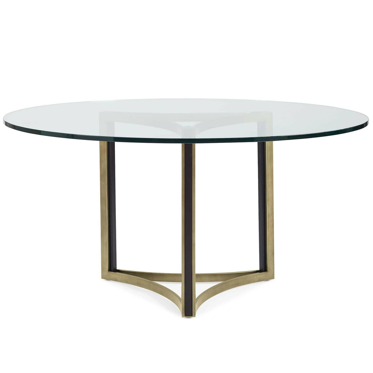 Remix Glass Top Table 54".
