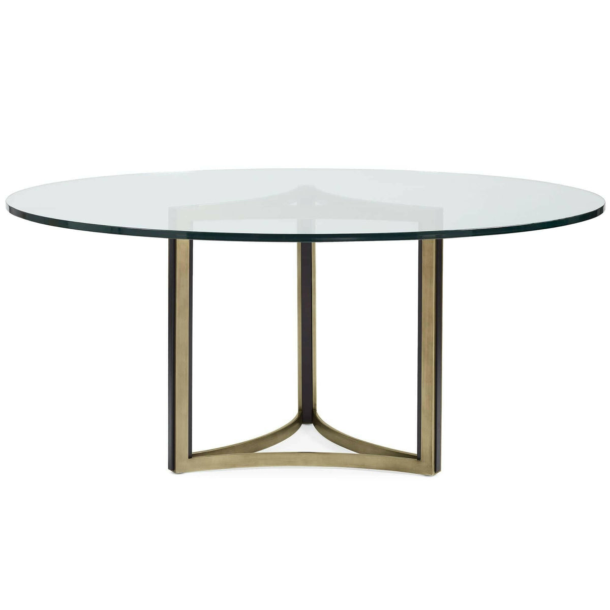 Remix Glass Top Table 60".