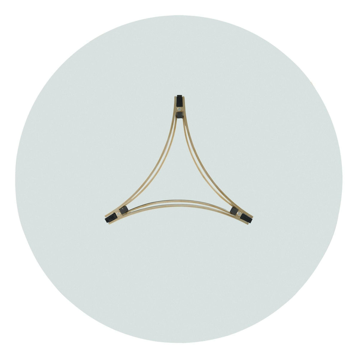 Remix Glass Top Table 60".