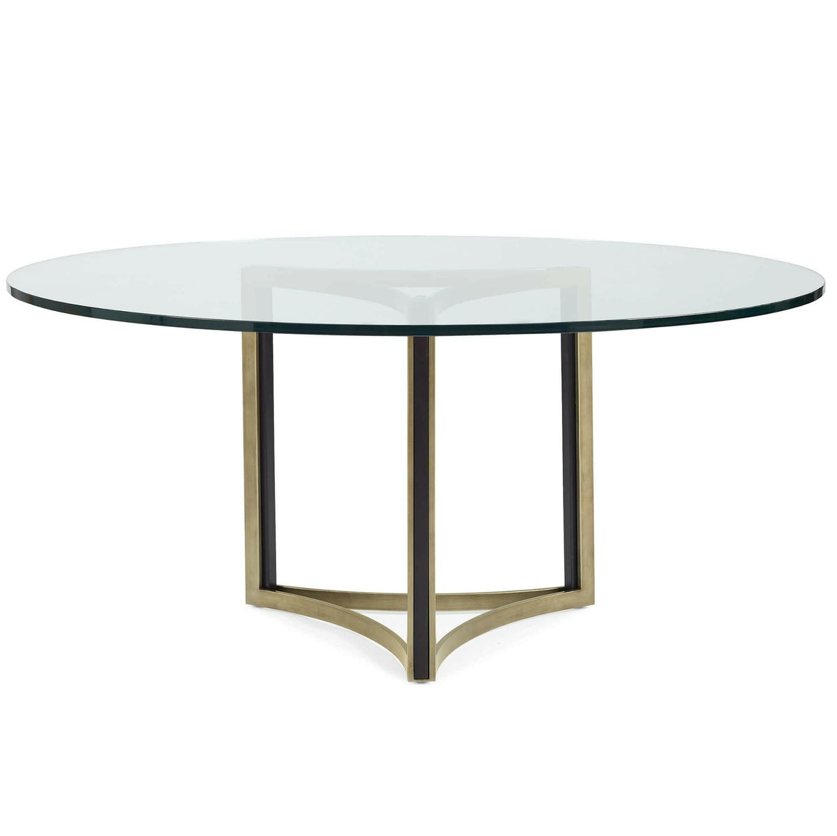 Remix Glass Top Table 60".