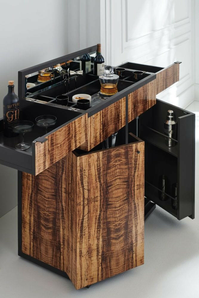 Top Shelf Bar Cabinet.