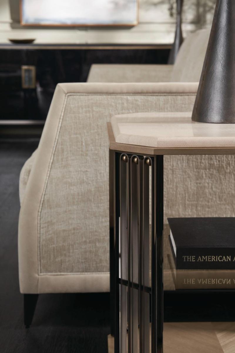 Caracole Alloy End Table.