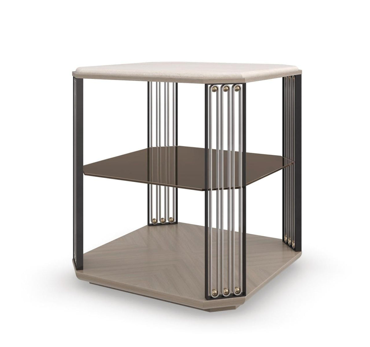 Caracole Alloy End Table.