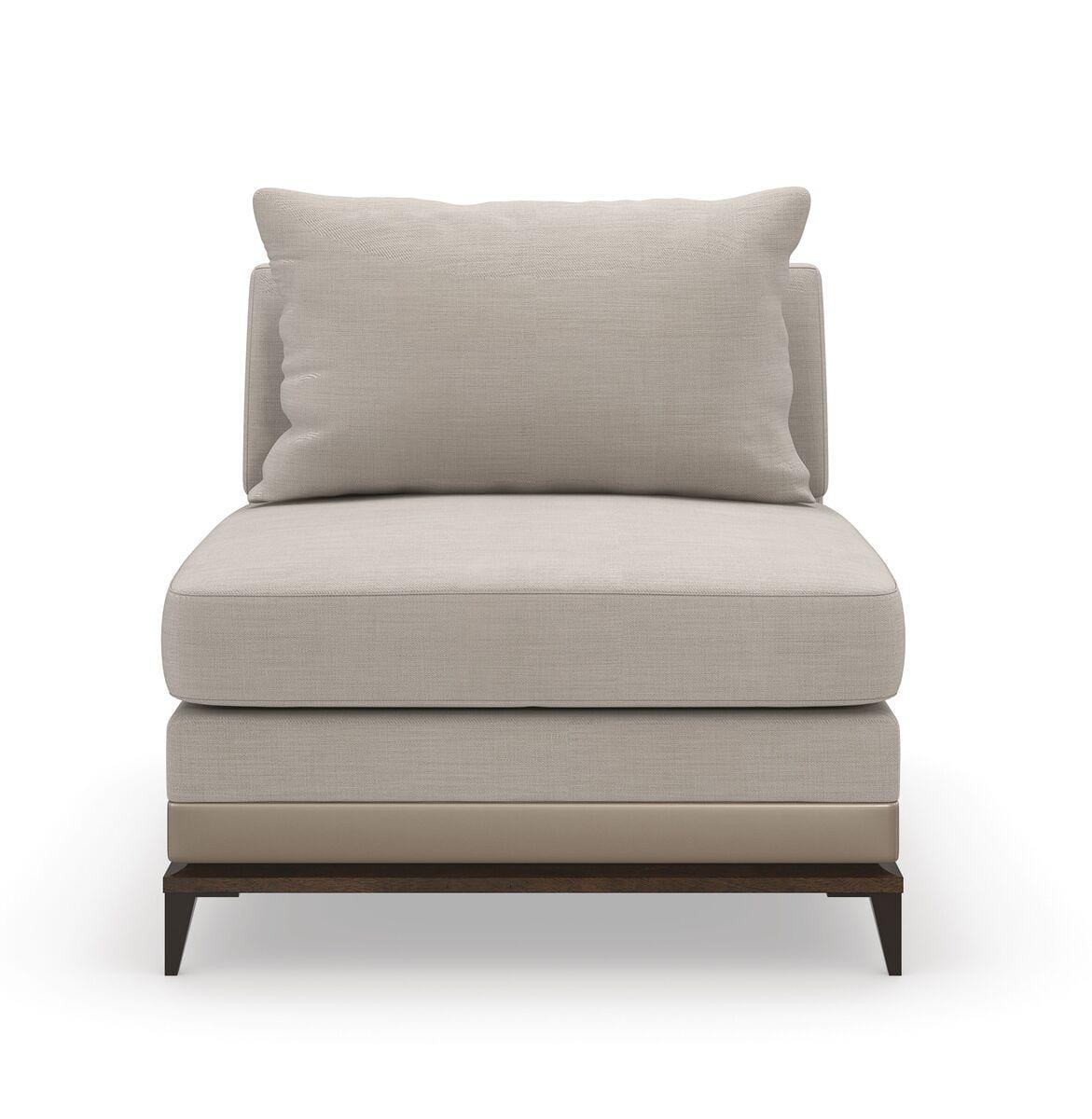 Caracole Archipelago Armless Chair.