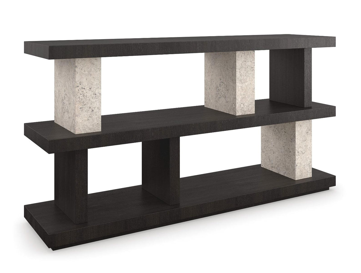 Caracole Contrast Low Bookshelf.