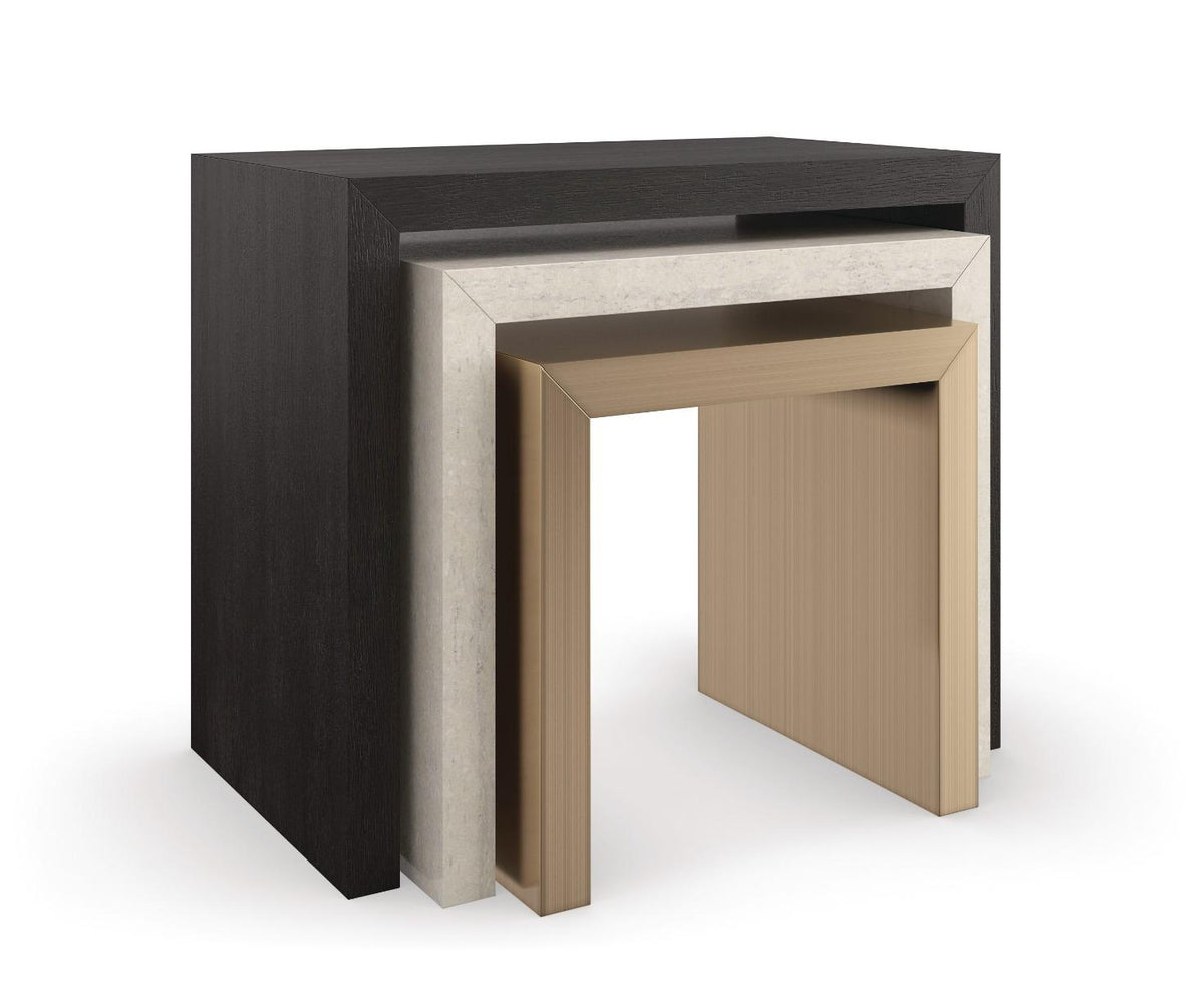 Caracole Contrast Nesting Table.