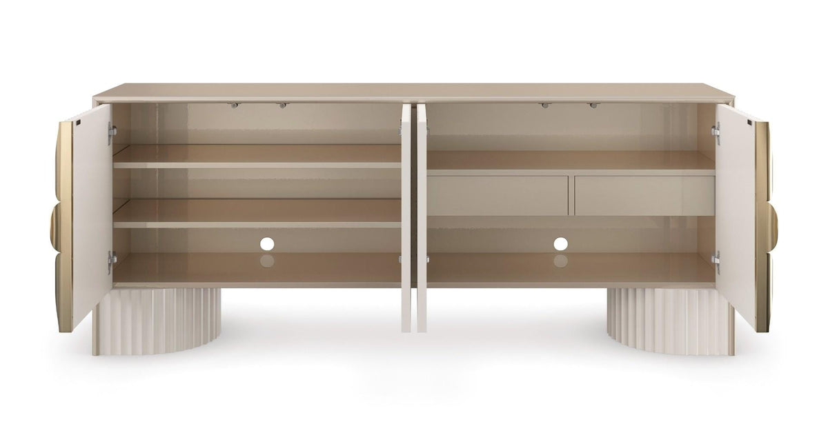 Caracole Corinthian Sideboard.