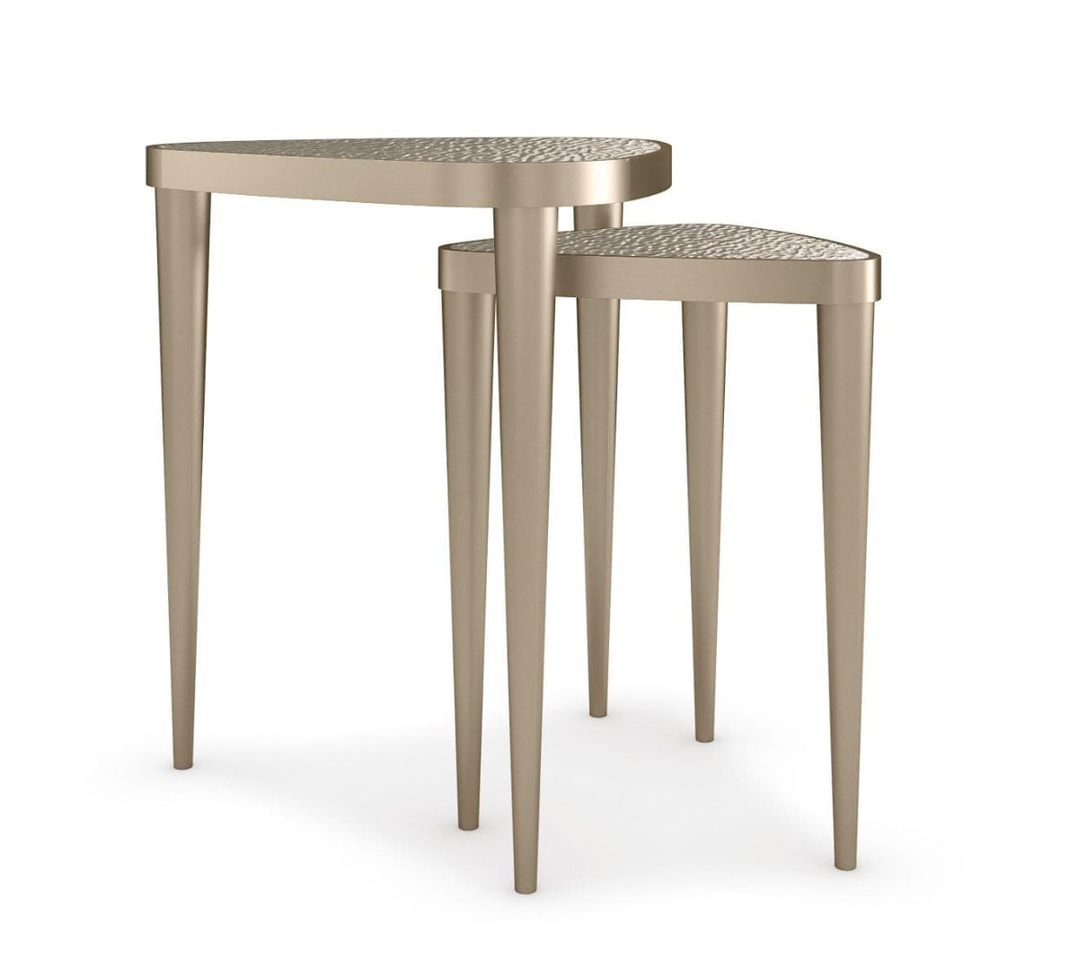 Caracole Cuff Links Nesting Side Tables.