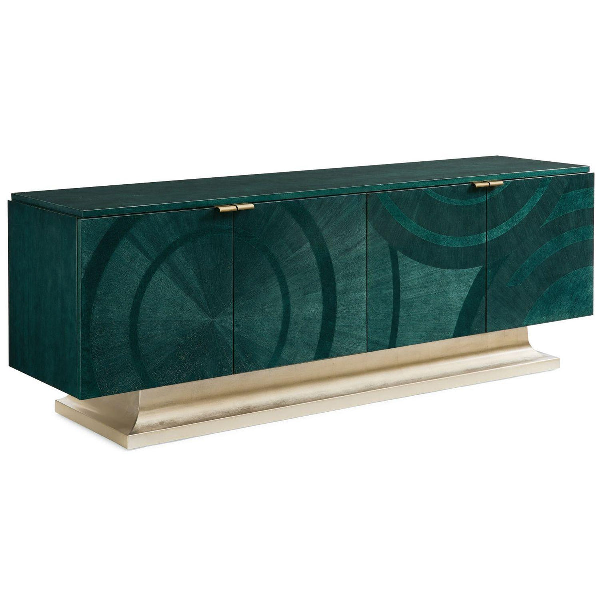 Caracole Deja Blue Media Cabinet.