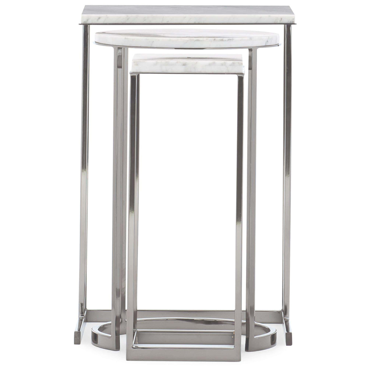 Caracole Exposition Nesting End Tables.