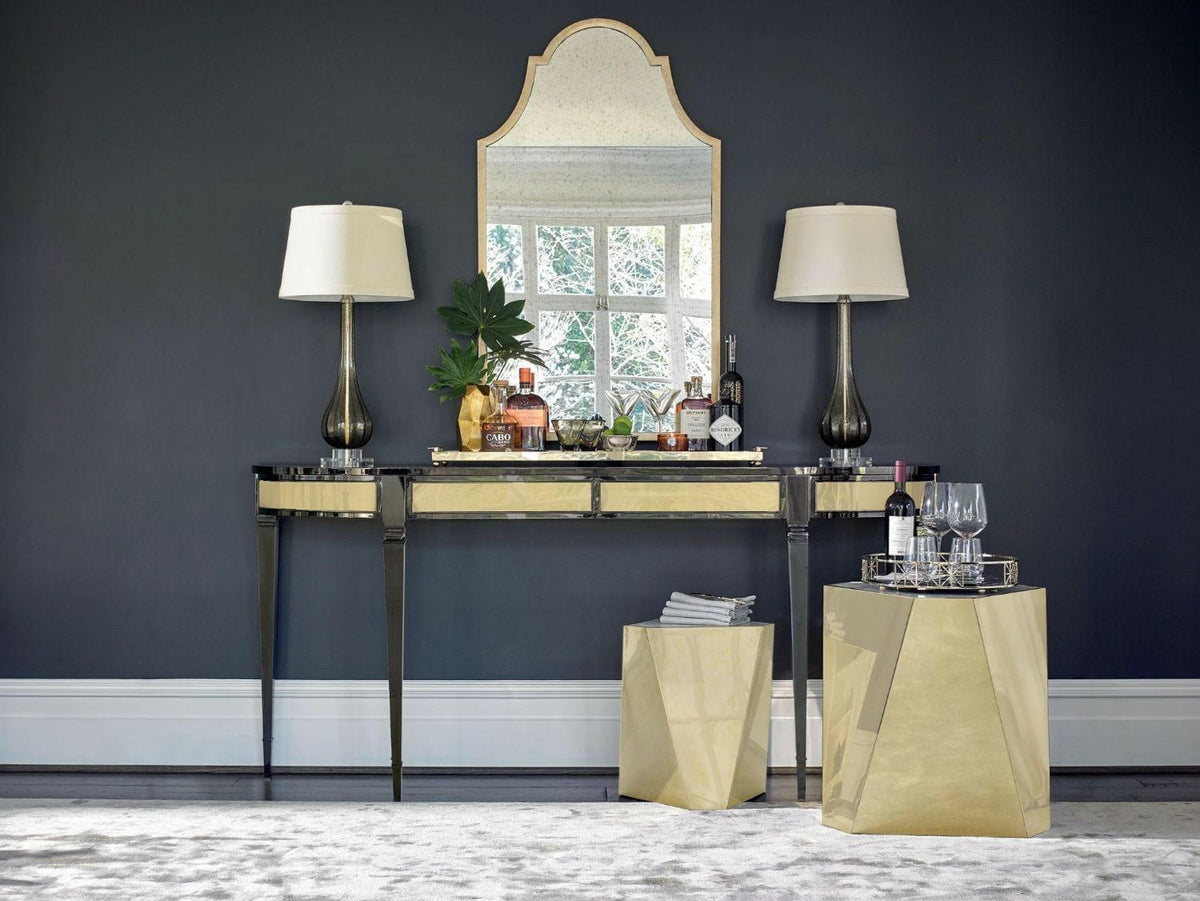 the Contempo Small Side Table Gold.