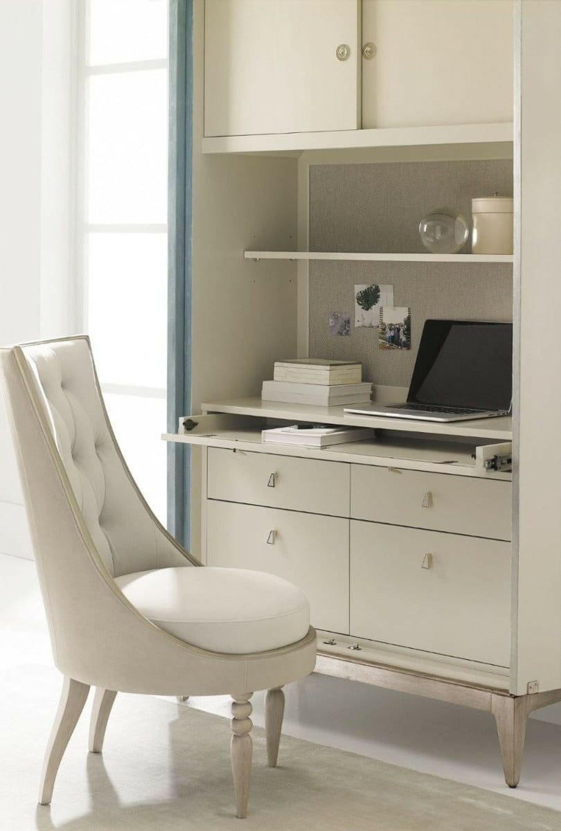 Watercolours Tall Media Cabinet Desk.