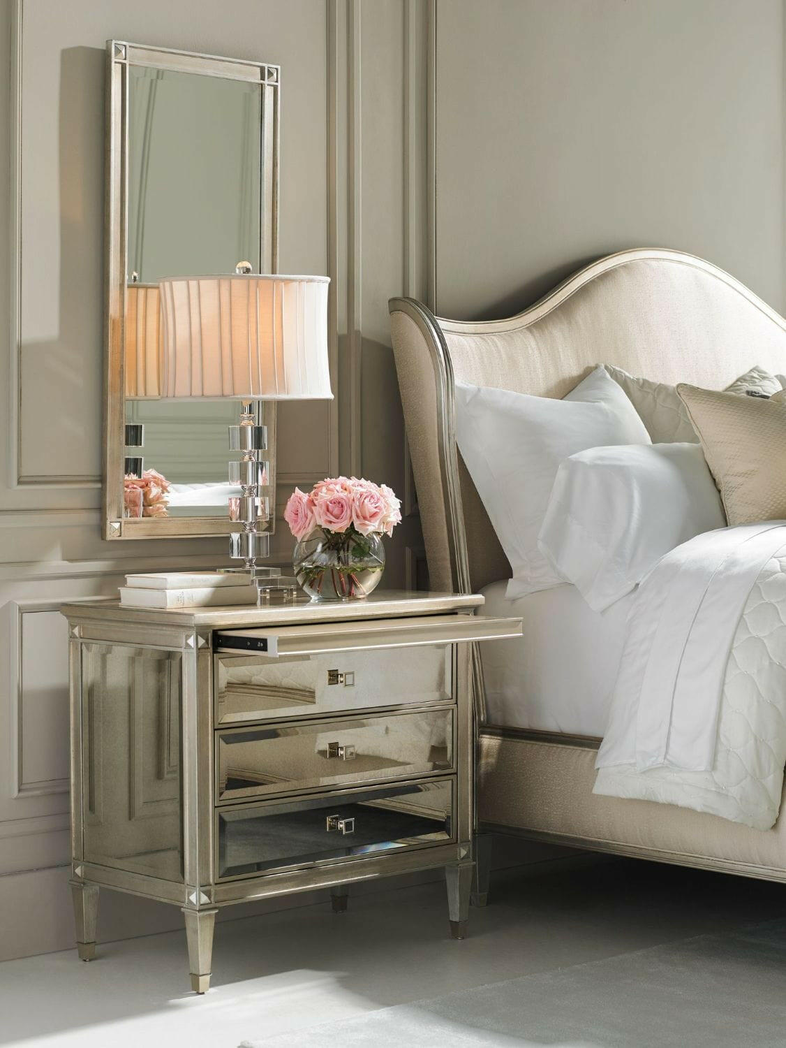 a Classic Beauty Bedside Table.