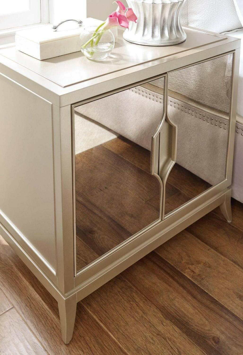 Adela 2 Door Bedside Table.