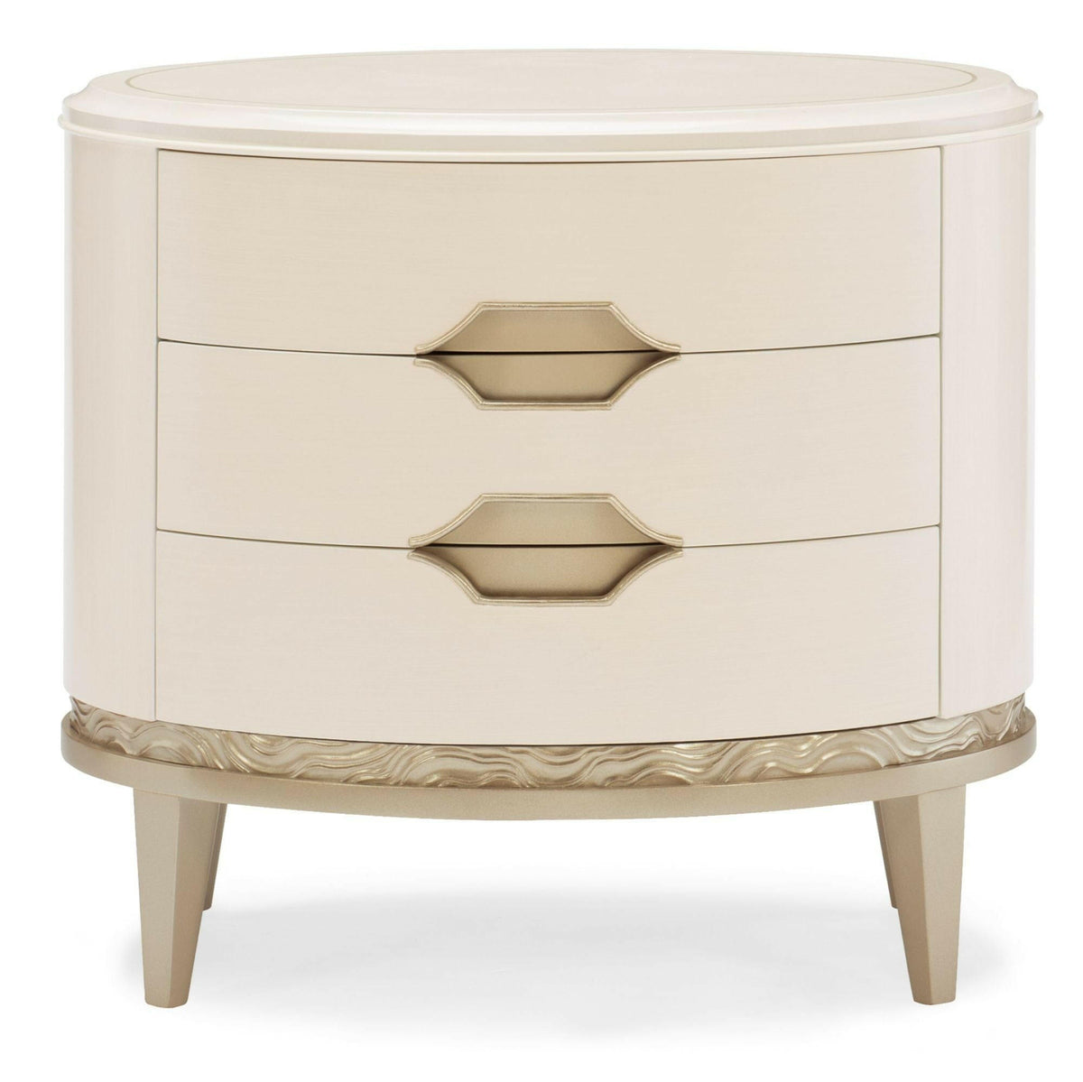 Adela 3 Drawer Bedside Table.