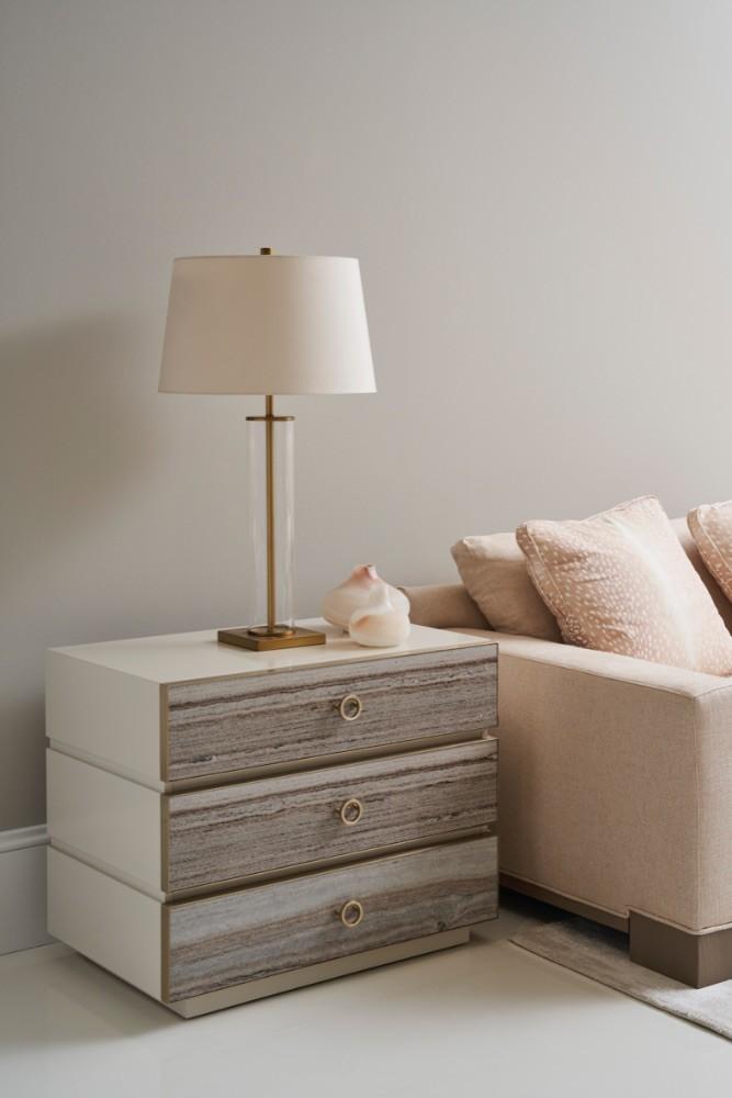 Caracole Bedrock Bedside Table.