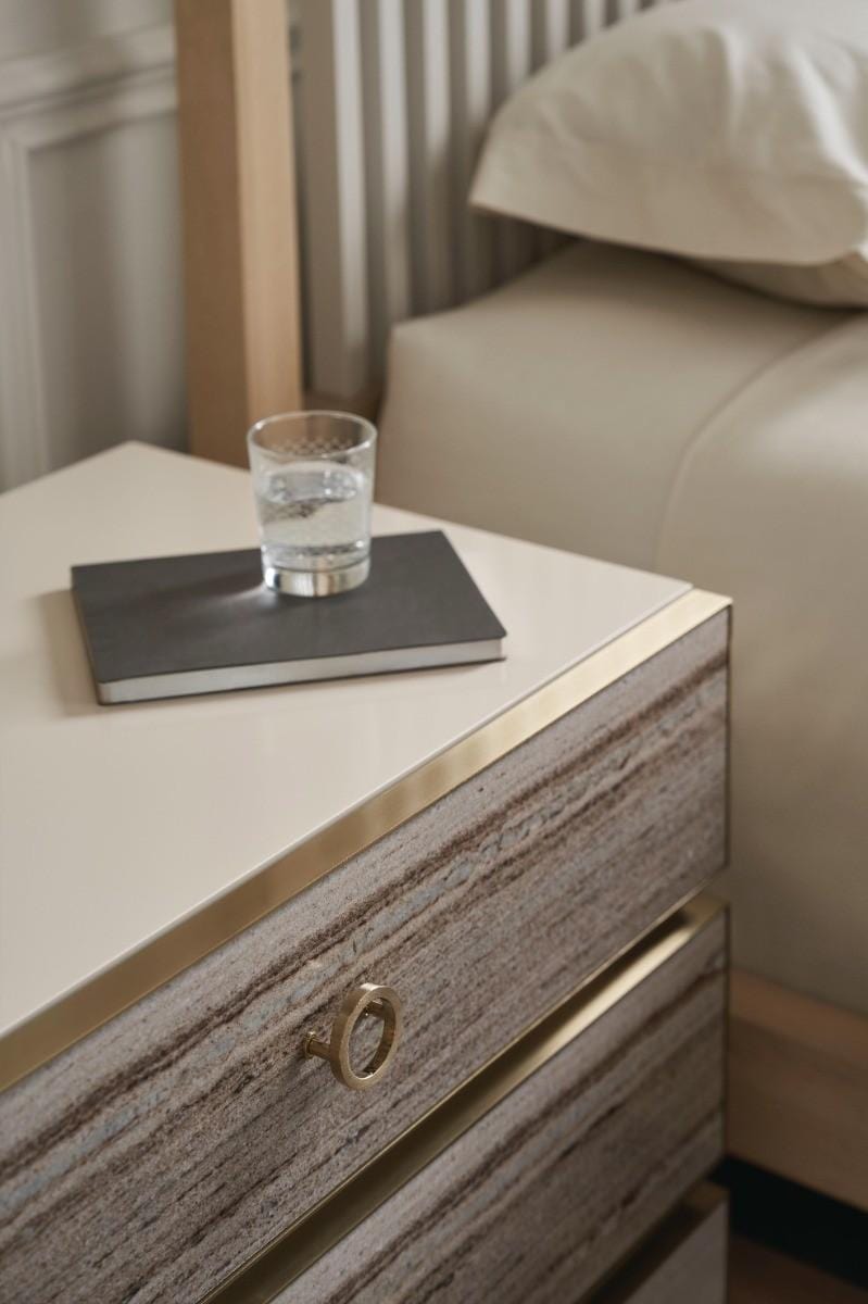 Caracole Bedrock Bedside Table.