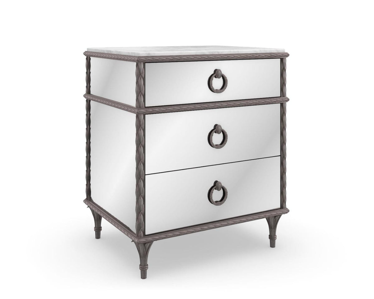 Caracole Fontainebleau Bedside Table.