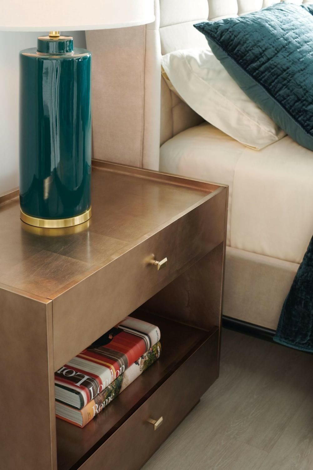 Perimeter Bedside Table.