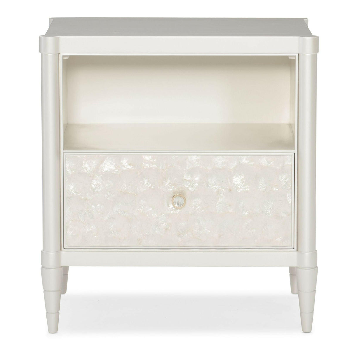 White Cap Bedside Table.