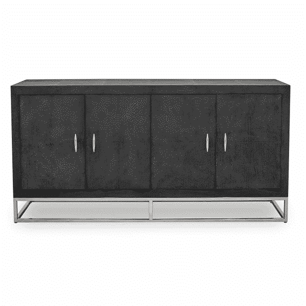 Hampton Sideboard - Black Shagreen.