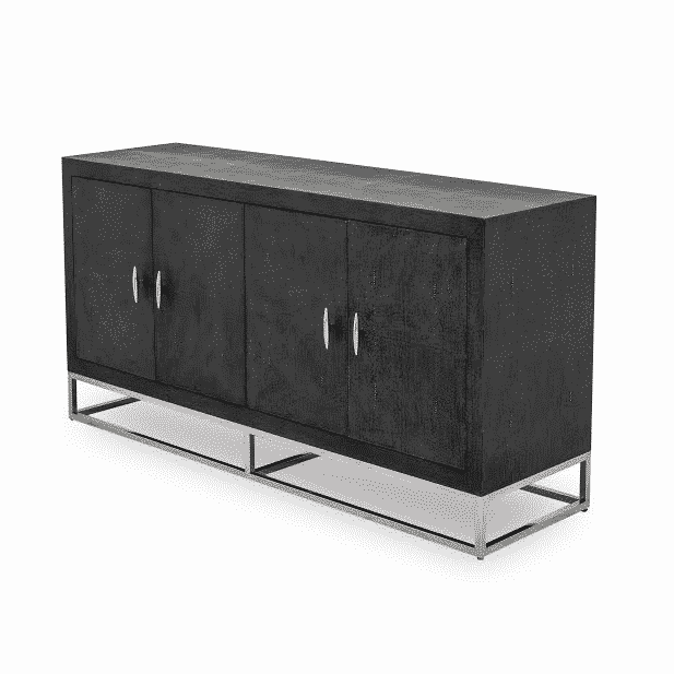 Hampton Sideboard - Black Shagreen.