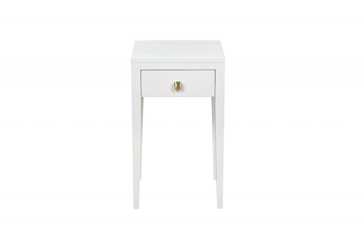 Radford Bedside - 1 Drawer - White.