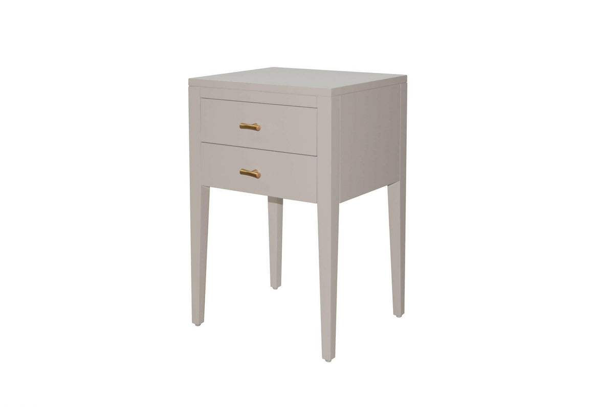 Radford Bedside - 2 drawer - Grey.