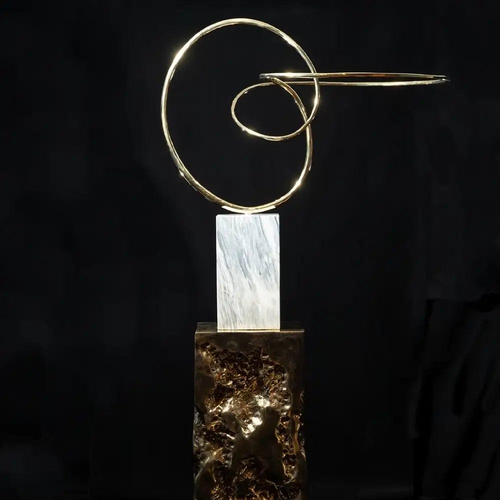 Bronze Infinity Tall Sculpture.