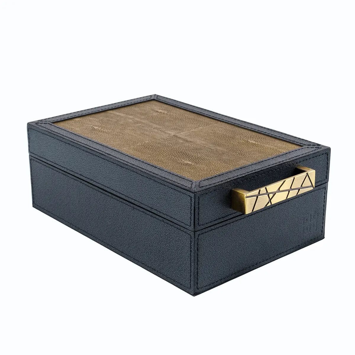 Eccotrading Design London Accessories Leather Box Gilded Gesso Shagreen House of Isabella UK