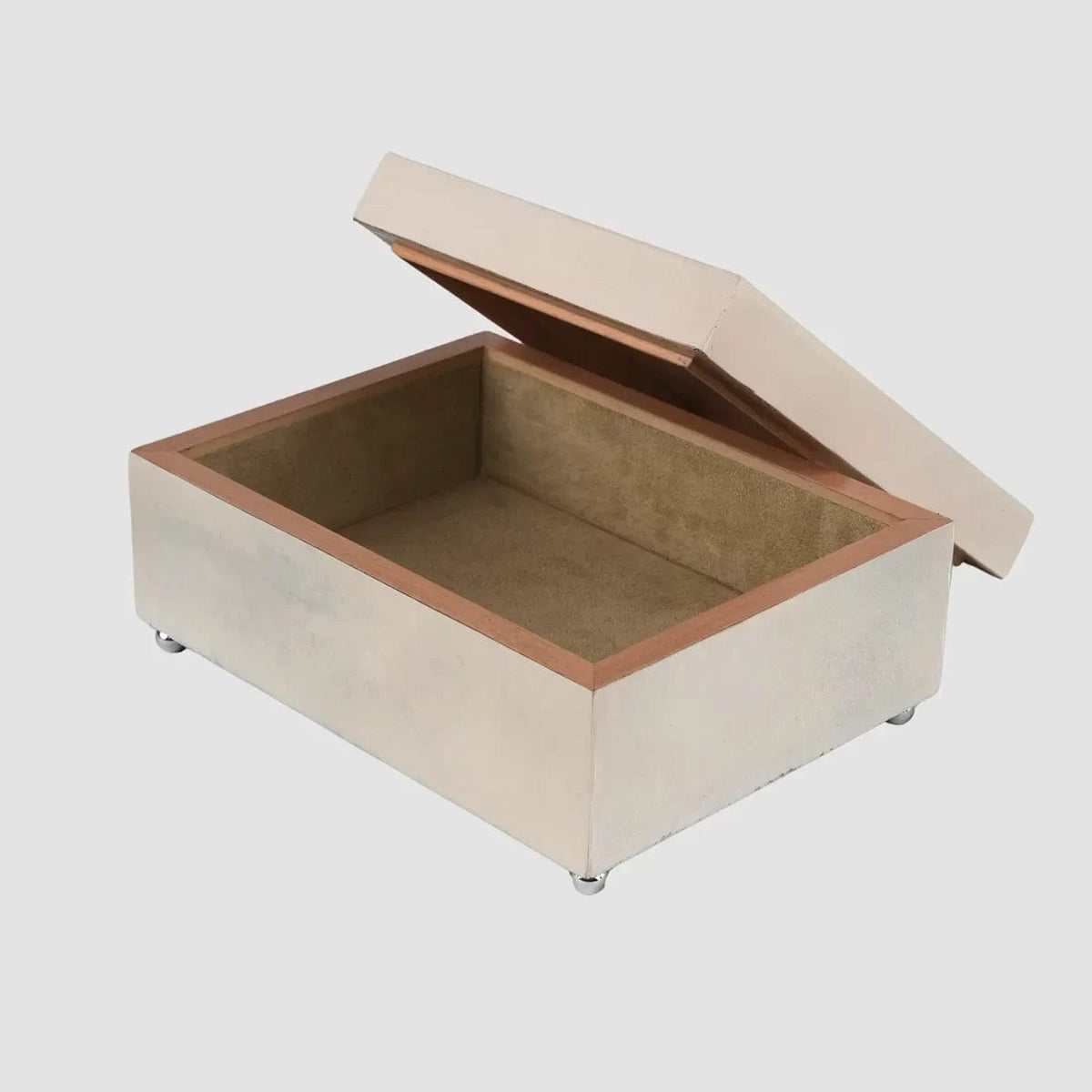 Vellum And Nickel Box.