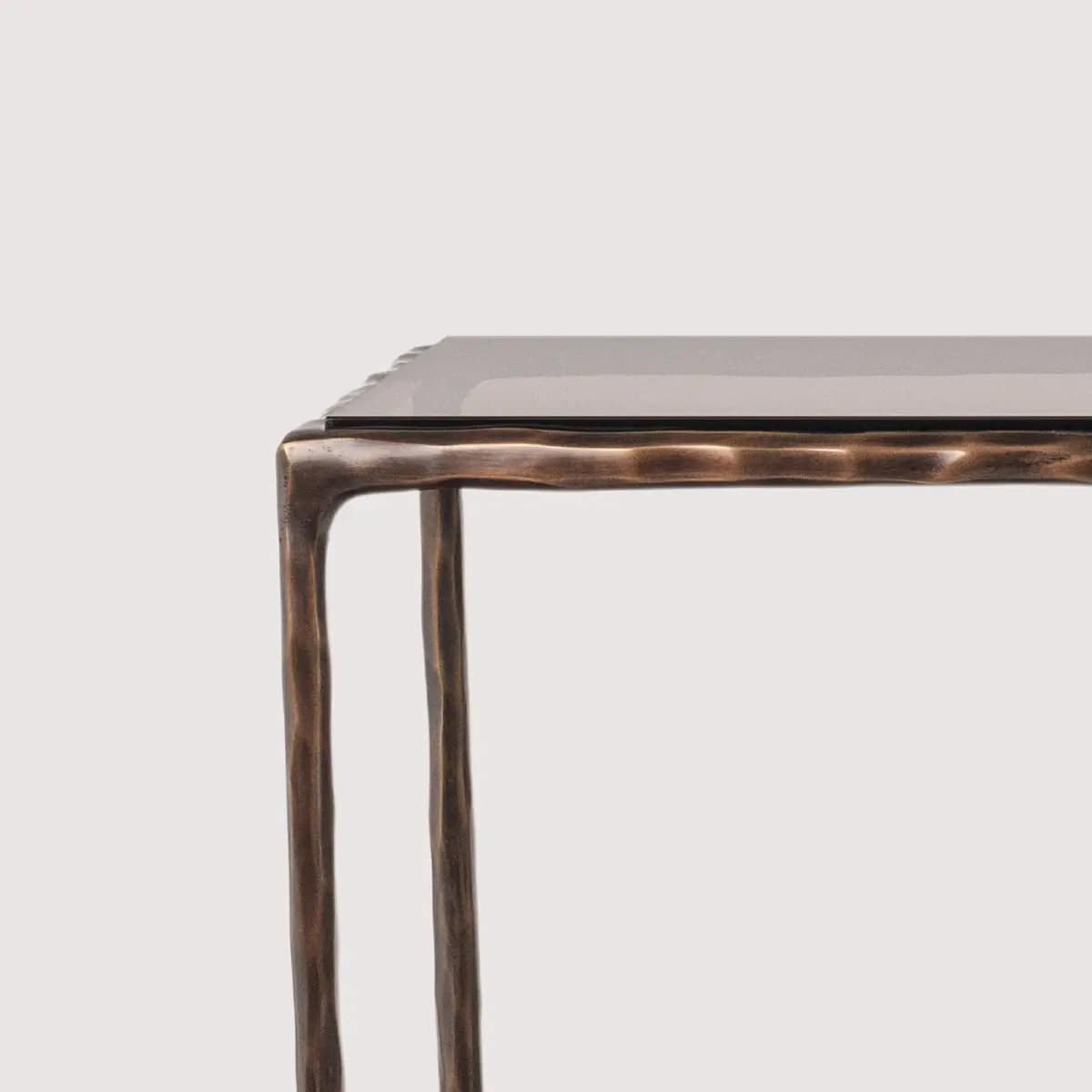 Eccotrading Design London Living Forged Console Bronze Dorato House of Isabella UK