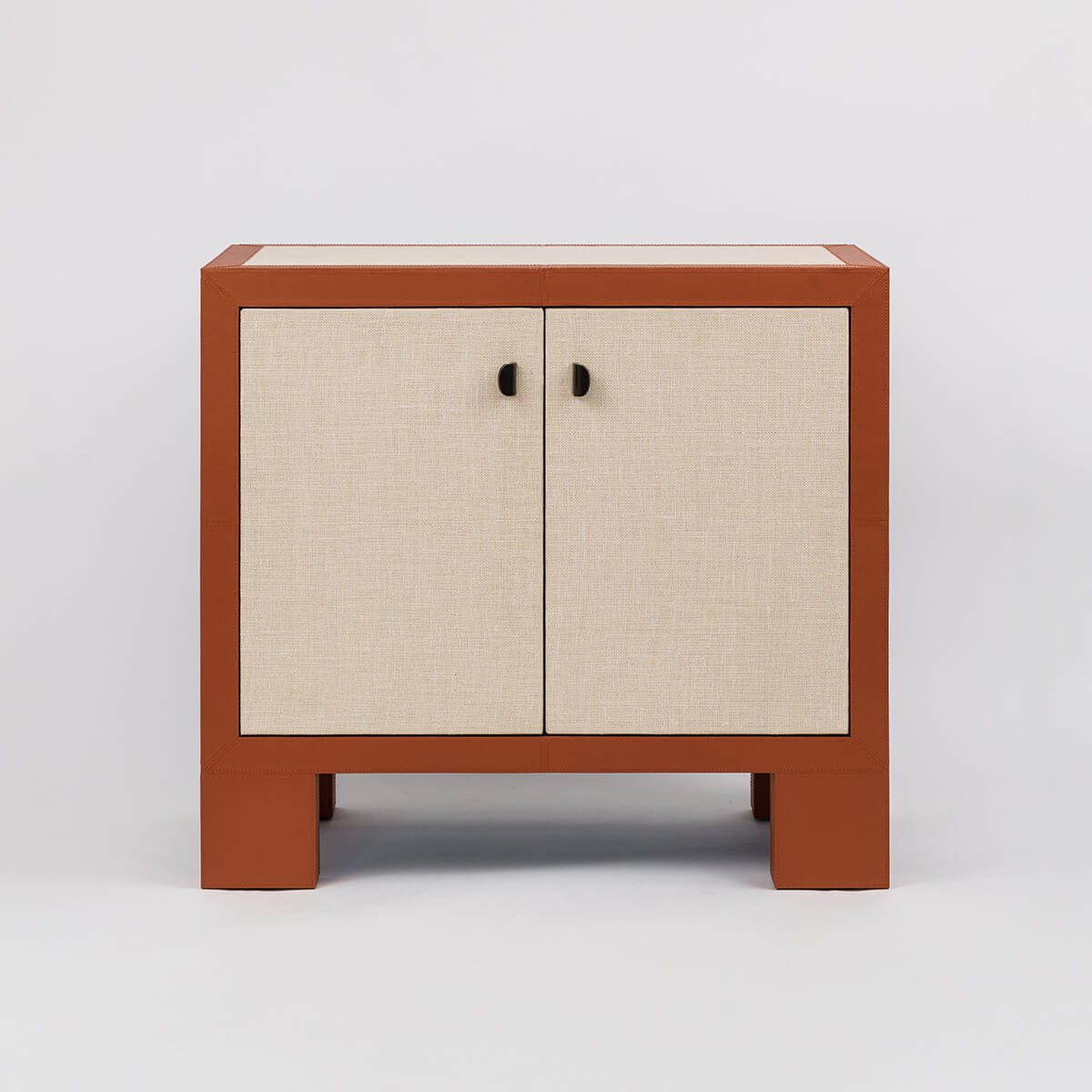 Eccotrading Design London Living Ralf Cabinet Leather and Jute House of Isabella UK