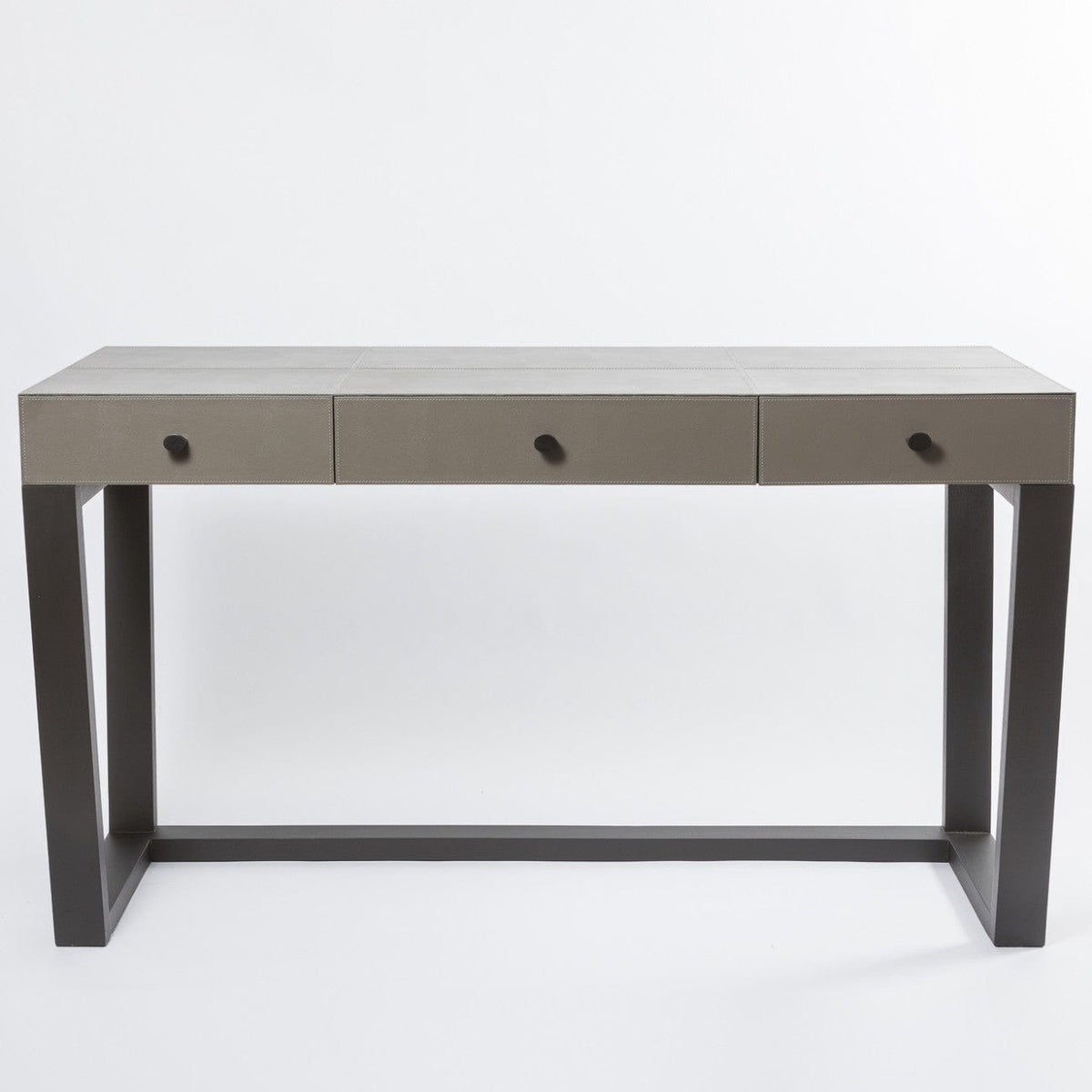 Slim Jim Console Italian Grey Leather.