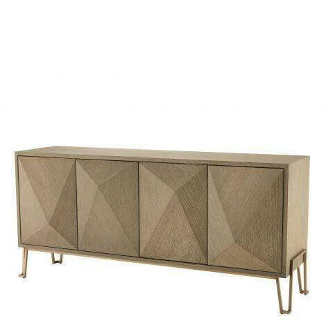 Dresser Highland Sideboard Oak Brass– House of Isabella UK