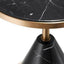 Eichholtz Living Side Table Park Lane - Brushed Copper & Black Faux Marble House of Isabella UK