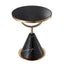 Eichholtz Living Side Table Park Lane - Brushed Copper & Black Faux Marble House of Isabella UK