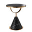 Eichholtz Living Side Table Park Lane - Brushed Copper & Black Faux Marble House of Isabella UK