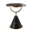 Eichholtz Living Side Table Park Lane - Brushed Copper & Black Faux Marble House of Isabella UK